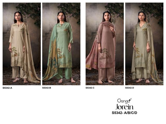 Ganga jorein 5342 wholesale dress material in amritsar